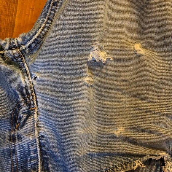 Levi’s 505 size 31x32 heavily worn - Picture 6 of 6